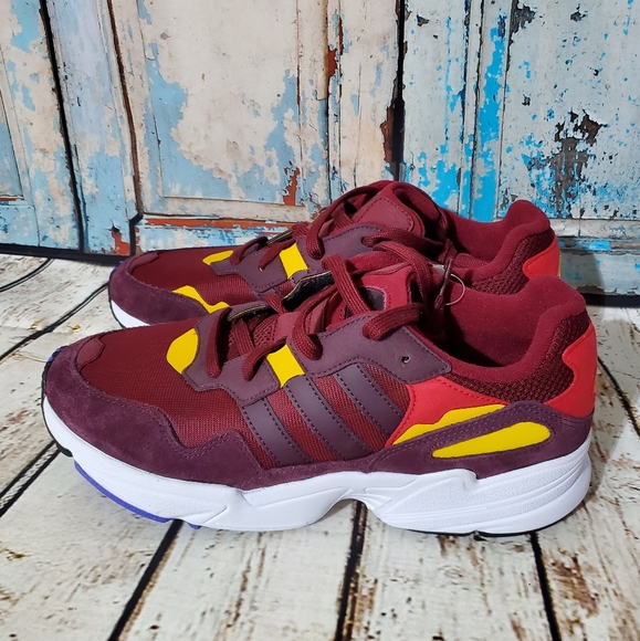 adidas yung burgundy